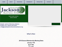 Tablet Screenshot of greaterjacksonbusinessalliance.org